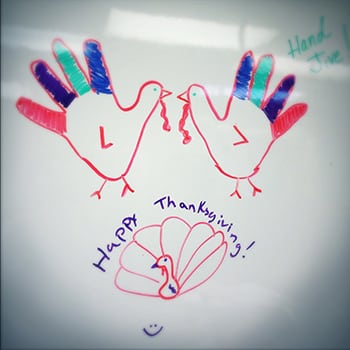 Thanksgiving hand drawings